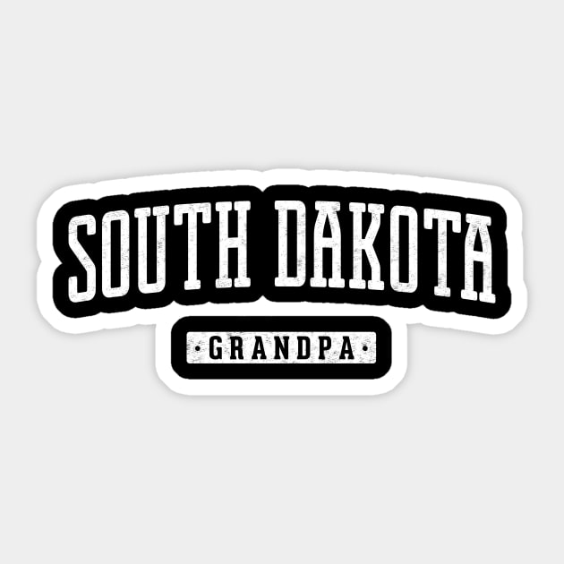 South Dakota Grandpa Vintage Sticker by Vicinity